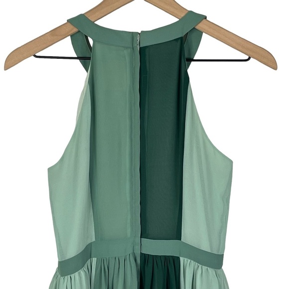 ModCloth Dress XS Wicked Elphaba Hi Low Maxi Flowy Whimsical Fairycore Ren Faire - Picture 6 of 10